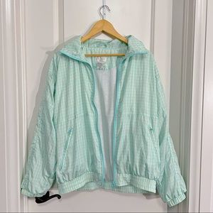 Vintage Mint Windbreaker Jacket